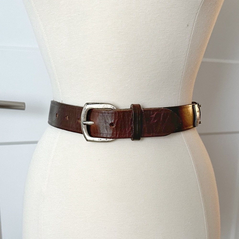 Vintage Guess USA Leather Belt – American Jean Team – Size S